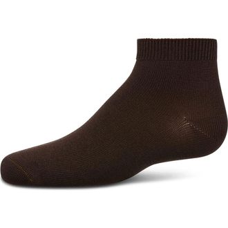 MeMoi Basic Silky-Soft Gauge Ankle Sock in Coffee Bean at Nordstrom, Size 6-12M