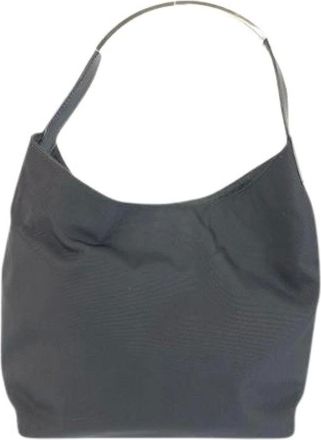 Gucci Pre-owned Shoulder Bags, female, Black, Size: ONE SIZE Pre-owned Nylon Leather 2way Shoulder Bag