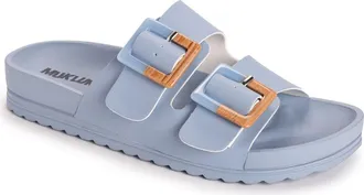 Muk Luks Womens Grand Cayman Sandal in Chambray at Nordstrom, Size 11