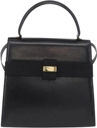 Ferragamo Pre-owned Handbags, female, Black, Size: ONE SIZE Pre-owned Handbag