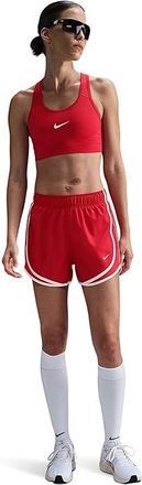 Nike Tempo Dri-FIT Mid-Rise Brief-Lined Running Shorts Womens Shorts University Red/Reflective Silver : LG (US 12-14) 5, Polyester