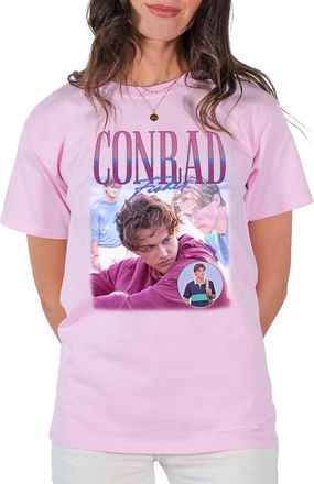 Sanfran Clothing Conrad Fisher Homage T-Shirt Vintage Retro Style Summer Pretty Funny Romantic Drama TV Show Unisex Top Tee Medium/Pink