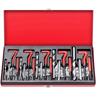 OEM Kit Per La Riparazione Di Filettature, Set Di Attrezzi Da 131 Pezzi, Compatibilit&agrave; Metrica, 131 Pezzi