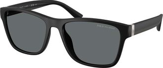 Polo Ralph Lauren PH4229U Polarized 500181 Mens Sunglasses Black Size 56