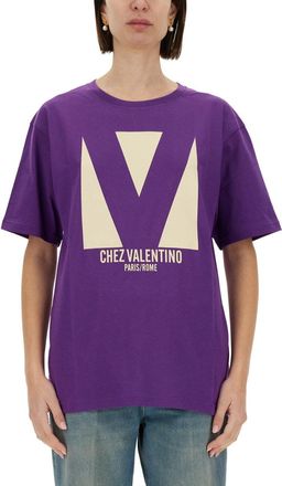 Valentino Garavani Chez Valentino Print T-Shirt-Donna