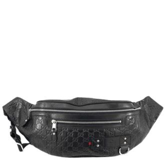 Gucci Pre-owned Vintage Belt Bag - Heren - Pre-owned - Zwart - Maat: ONE Size Leer