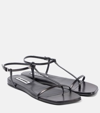 Jil Sander Leather thong sandals