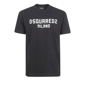 Dsquared2 T-Shirts, male, Black, Size: L Milano Cool Fit T-Shirt