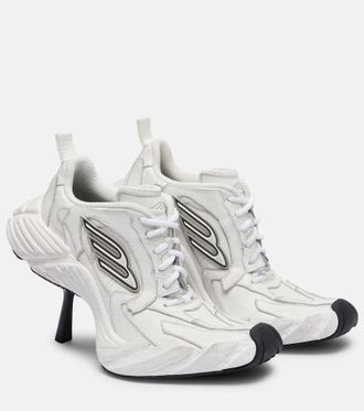 Balenciaga Monday leather sneaker pumps
