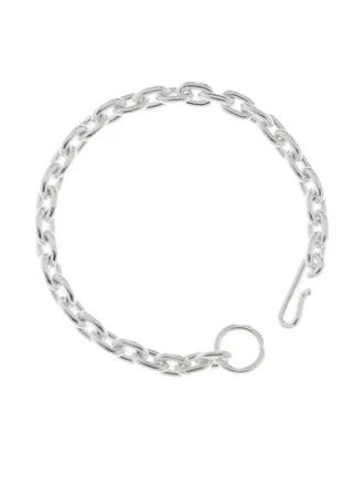All_Blues silver chain-link bracelet - men - Silver - L