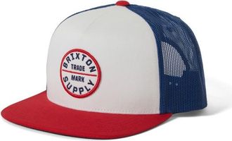Brixton Oath MP Trucker Hat Cap f&uuml;r Herren | grau