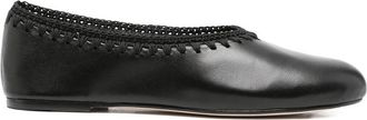 About Arianne Dara Crochet-detail Ballet Flats