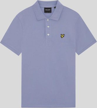 Lyle & Scott Mens Lyle & Scott Cotton Polo Shirt - Bubble Blue - Size: 40