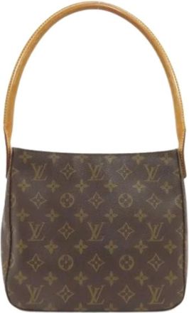Louis Vuitton Pre-owned Shoulder Bags, female, Brown, Size: ONE SIZE Pre-owned Looping MM Shoulder Bag