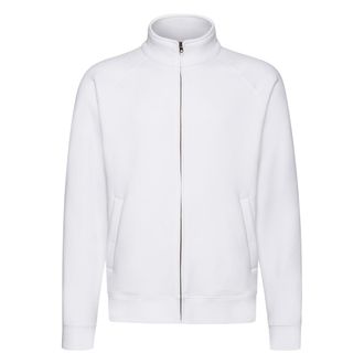 Fruit Of The Loom Fruit of the Loom Unisex Premium Sweat Jacket voor volwassenen (Wit)