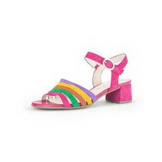 Gabor Strappy Sandal - Dames - Schoenen - Veelkleurig - Maat: 40 EU Velours