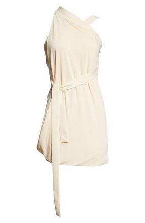 Christophe Lemaire Draped Crepe Jersey Wrap Skirt in Cream at Nordstrom, Size X-Small