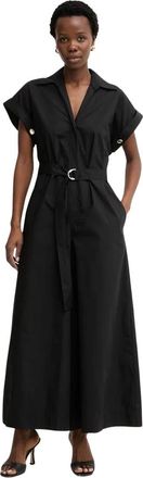 Simona Corsellini Jumpsuit - Dames - Jumpsuits - Zwart - XS - Katoen - Jumpsuits & Playsuits