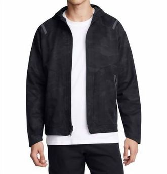 Under Armour Unstoppable Hoodie Jacket In Camo Black