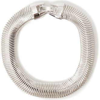 Clare Vivier Snake Chain Bracelet in Silver at Nordstrom