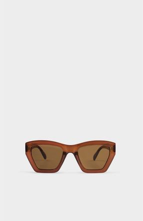 Katie Loxton Palma Sunglasses in Chocolate Transparent at Nordstrom