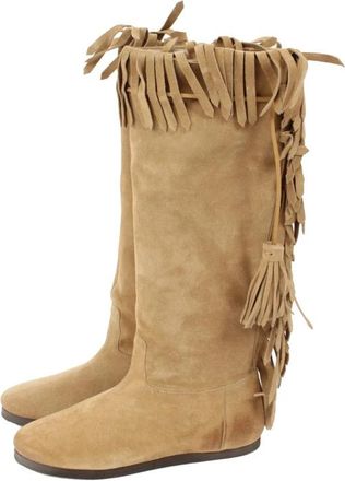 Twinset Hoge Laarzen - Dames - Hoge Laarzen - Beige - 36 EU - Schoenen