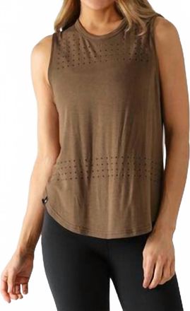 Glyder Mood Tank Top In Chocolate
