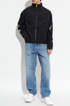 Off-white Straight-leg Jeans, Mens, Blue