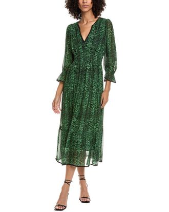 BA&SH Ba&Sh Clovia Midi Dress