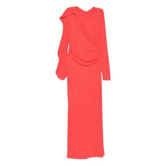 Victoria Beckham Dames, Jurken, Oranje, Maat: 2XS Jersey