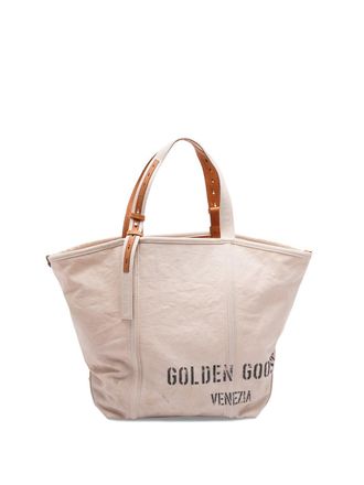 Golden Goose 24.7 Ew Canvas Shopping Bag