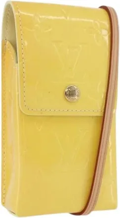 Louis Vuitton Pre-owned Cross Body Bags, female, Yellow, Size: ONE SIZE Pre-owned Vintage Cigarette Case