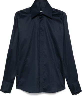 Karl Lagerfeld Camicia con colletto classico - Blu