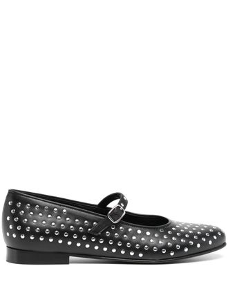 Alohas Ballerine Lucien con borchie - Nero