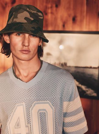 Djab Mens Perforated knit team sweater