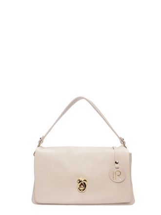 Isabella Rhea Beige Rundleer Tas