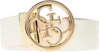 Guess Accessoires, Dames, Wit, S, Polyester, Stacey Adj&Rev Belt H35