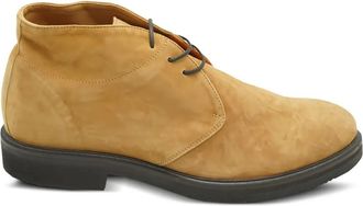 Andrea Ventura Chucca T su&egrave;de desert boots met veters - Bruin