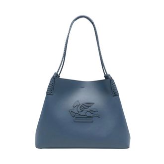 Etro Etro, Tote Bags, female, Blue, Size: ONE SIZE Libra Tote Bag