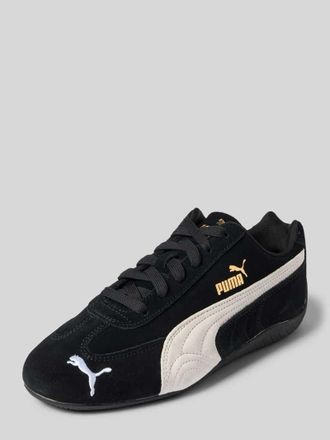 Puma Sneaker aus Leder-Mix Modell Speedcat in Black, Gr&ouml;&szlig;e 37,5