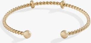 Alex and Ani French Rope Charm Bracelet Cuff in Gold at Nordstrom
