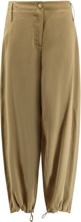Alysi Peach-Touch Broek - Dames - Broeken - Groen - M - Polyester - Broeken