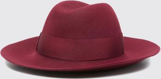 Borsalino Hat Woman color Burgundy