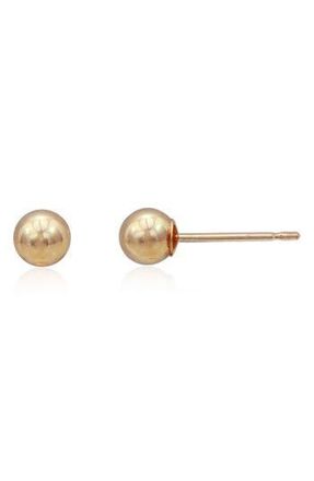 Candela Jewelry 14K Gold Ball Stud Earrings at Nordstrom Rack