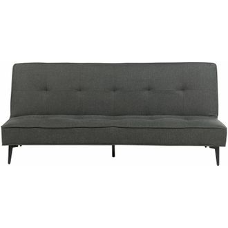 Beliani Beliani - Divano letto moderno trasformabile senza braccioli con schienale abbottonato Verde chiaro Essvik
