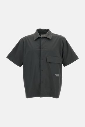 Pas Normal Studios Off-Race Gray Nylon Short-Sleeve Shirt