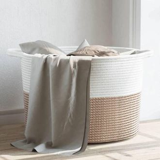 OEM Cesto De Ropa Tuserxln Vidaxl, Cesto De Ropa Con Asas, Arc&oacute;n De Lavander&iacute;a Con Almacenamiento, Organizador De Ba&ntilde;o, Marr&oacute;n 358472