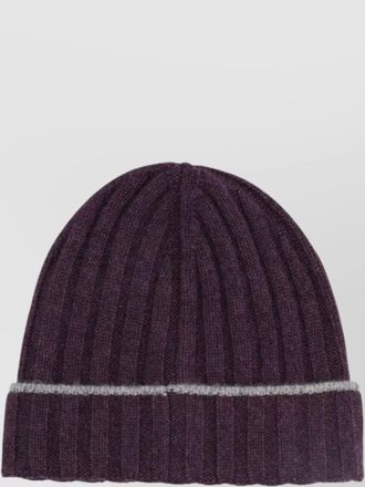 Brunello Cucinelli ribbed cashmere beanie
