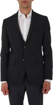 Karl Lagerfeld Jassen > Blazers - Heren - Blazers - Blauw - XL - Leer - Jassen