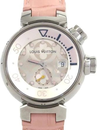Louis Vuitton Pre-owned Roestvrijstalen Horloge - Dames - Vintage Horloges - Grijs - ONE Size - Vintage